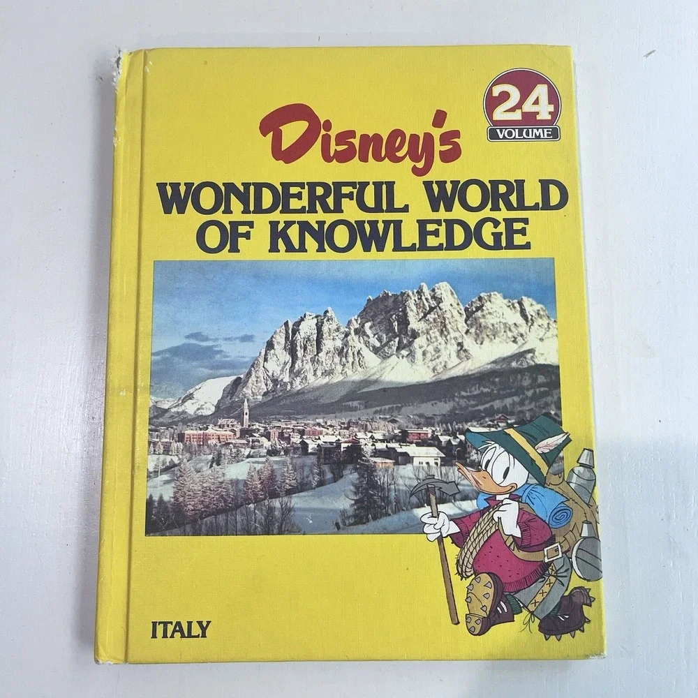 21 Disney WONDERFUL WORLD OF KNOWLEDGE Book Lot Collectors Edition Homeschool‎